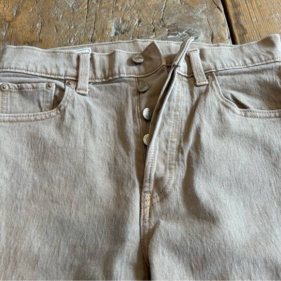 GAP Cheeky Straight High Rise Beige Jeans - Picture 5 of 5